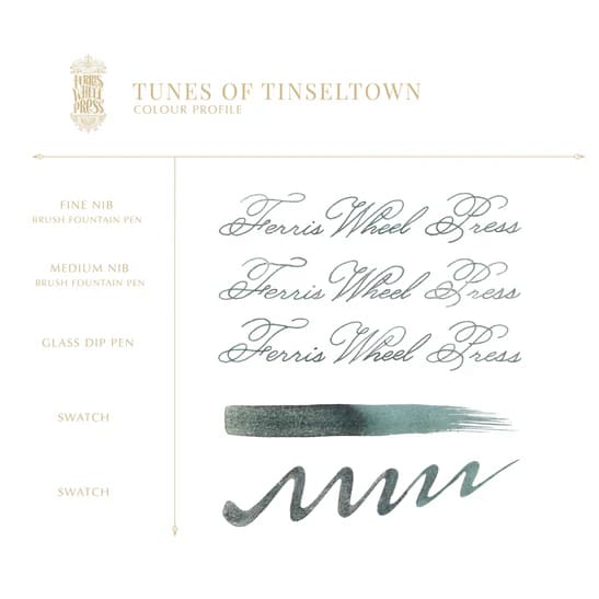 38ml Fountain Pen Ink - Tunes of Tinseltown - Ink