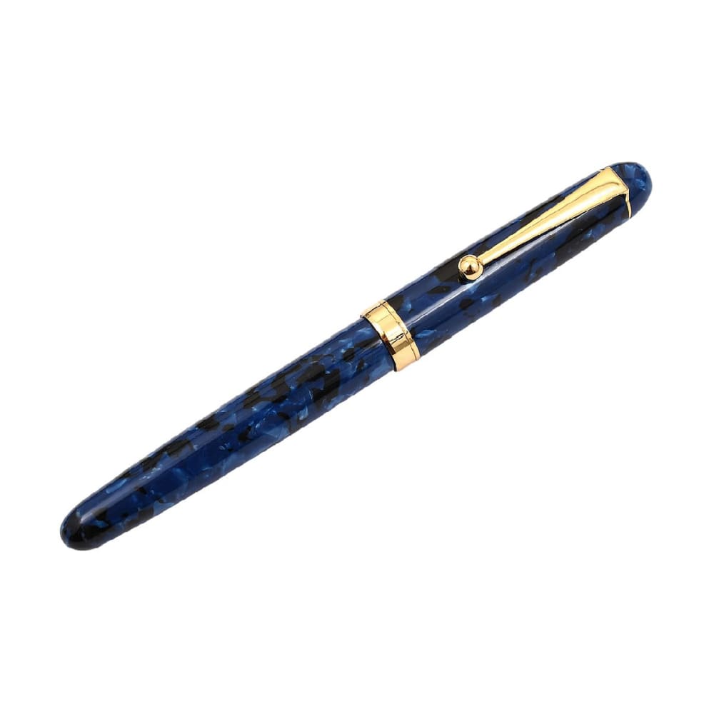 Acetate Blue Marble Fountain Pen - Fountain Pen