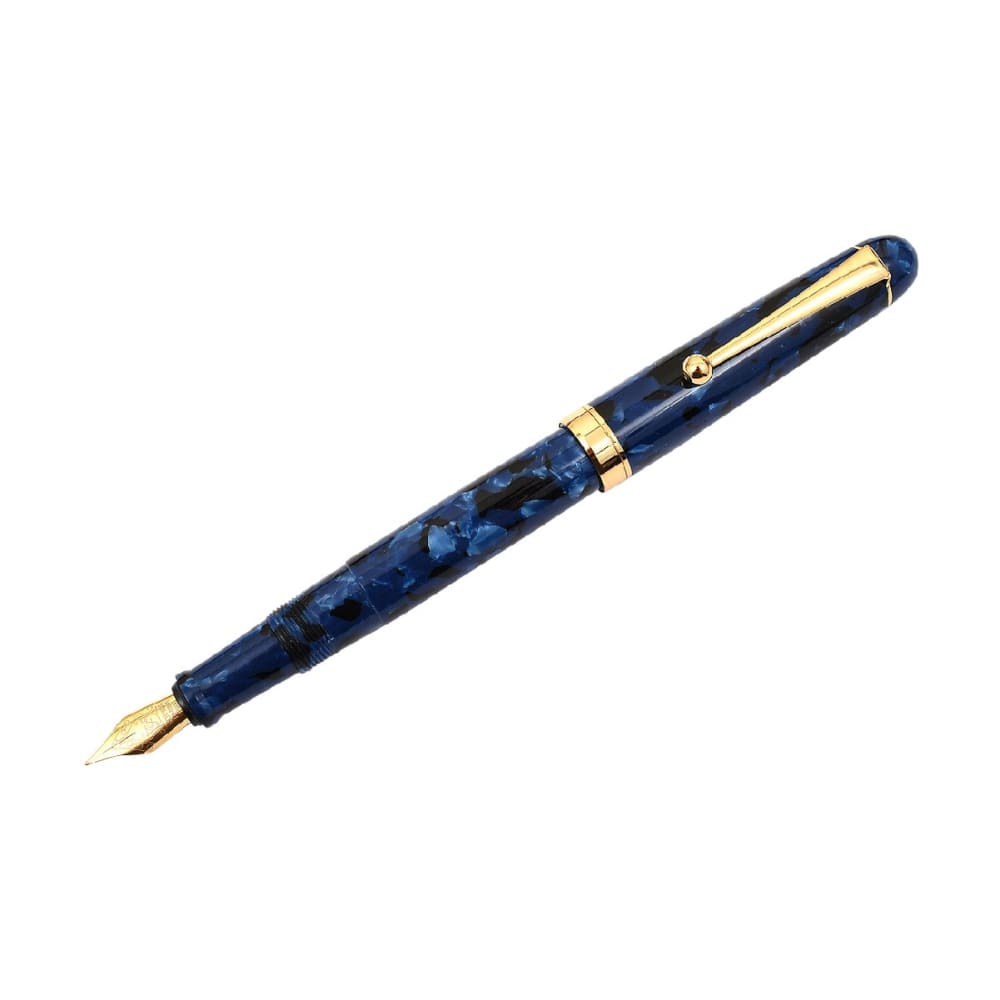 Acetate Blue Marble Fountain Pen - Fountain Pen