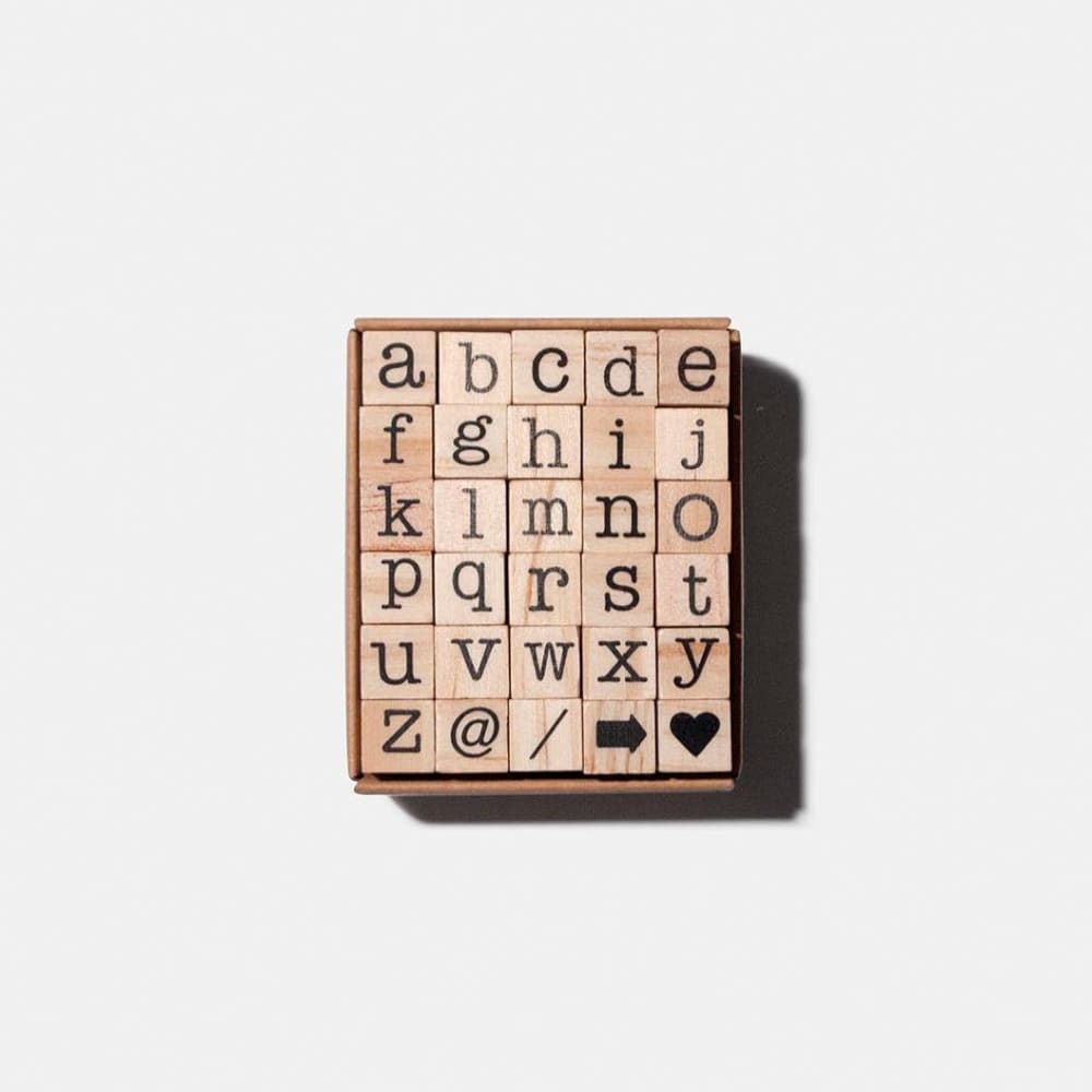 alphabet stamp / small letters - Stamp