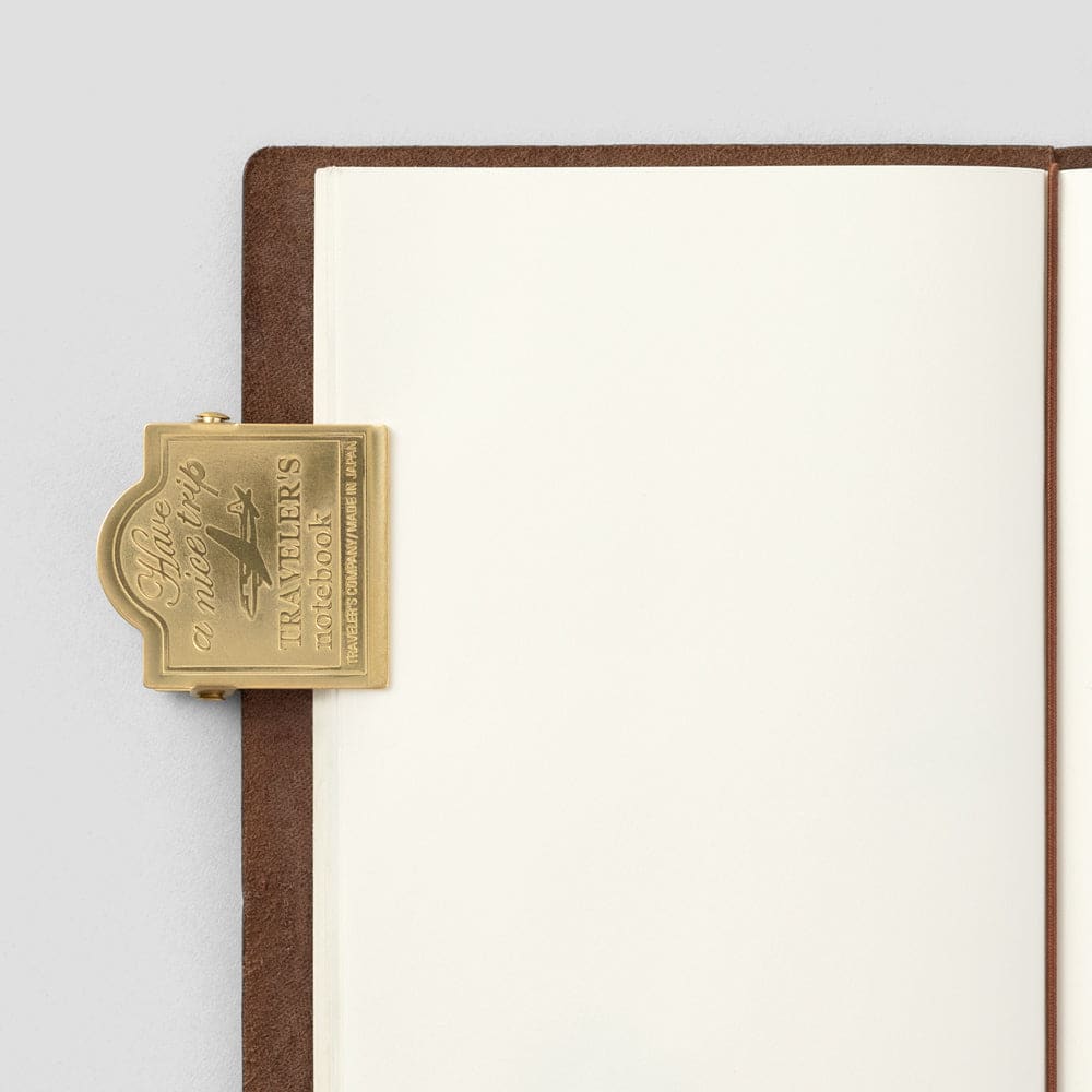 TRAVELER'S notebook Brass Clip Airplane - The Outsiders 