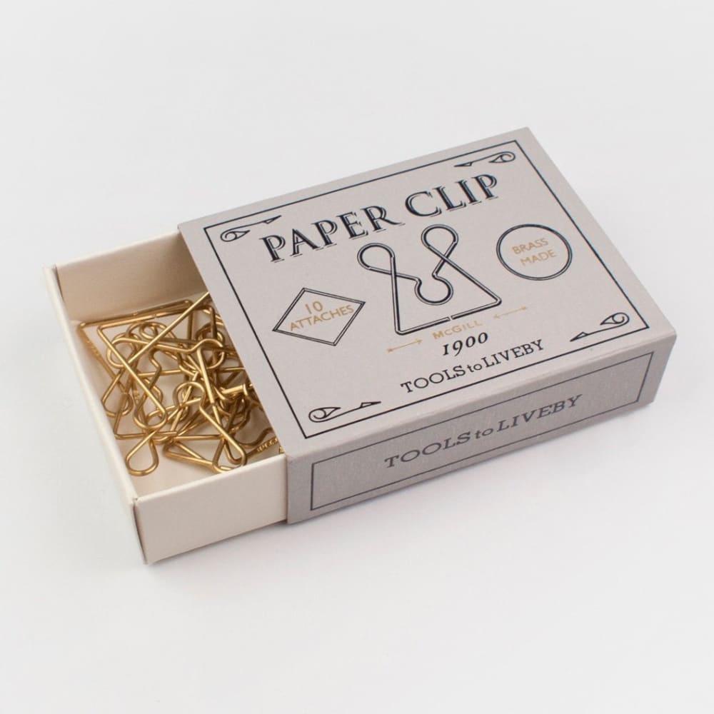 Brass Clip - GY(McGill) / 10pcs per box - Clip