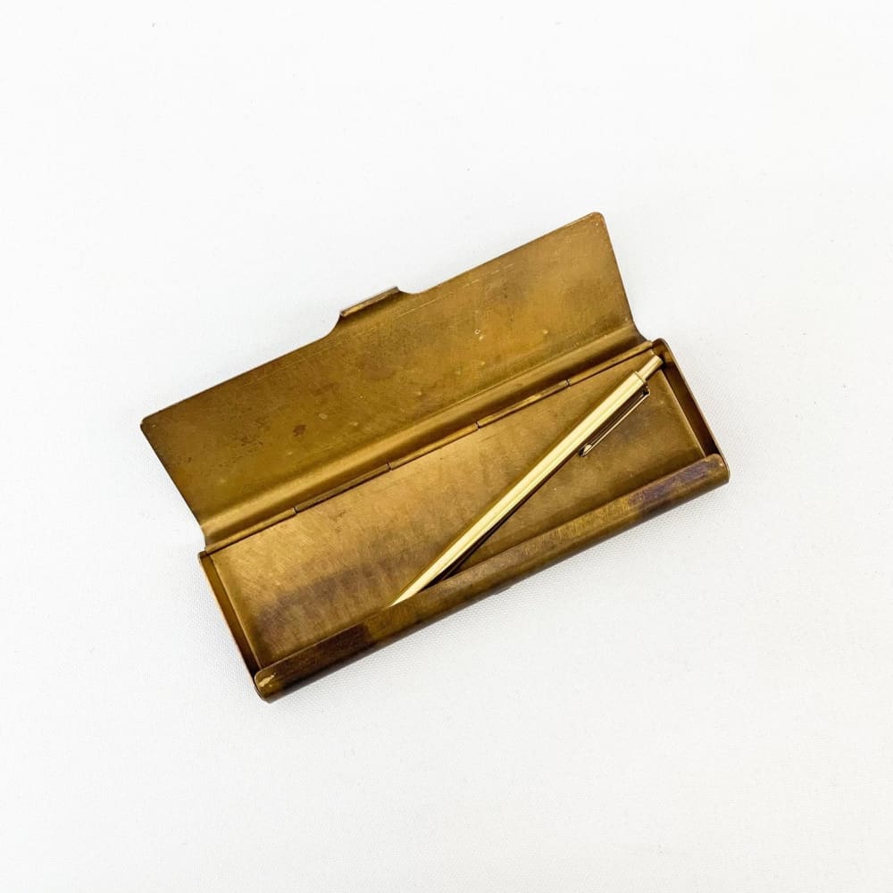 BRASS PEN CASE RUST - Pen Case