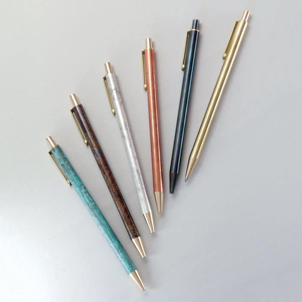 BRASS RETRACTABLE PEN HANMON JYUNGIN - Ballpoint Pen