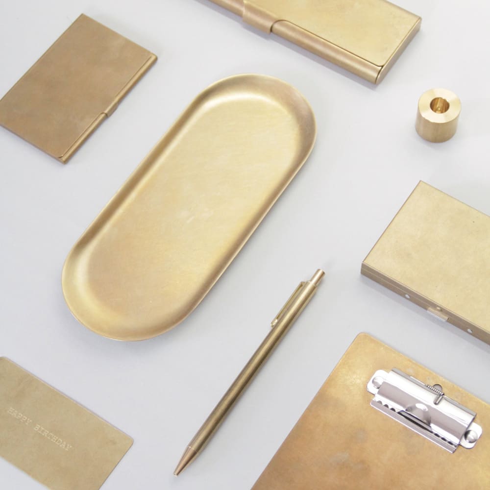 BRASS TRAY SOLID - Tray