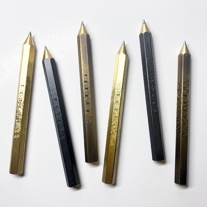 CHIBIEN 8 - Brass color - Ballpointpen - Ballpoint Pen