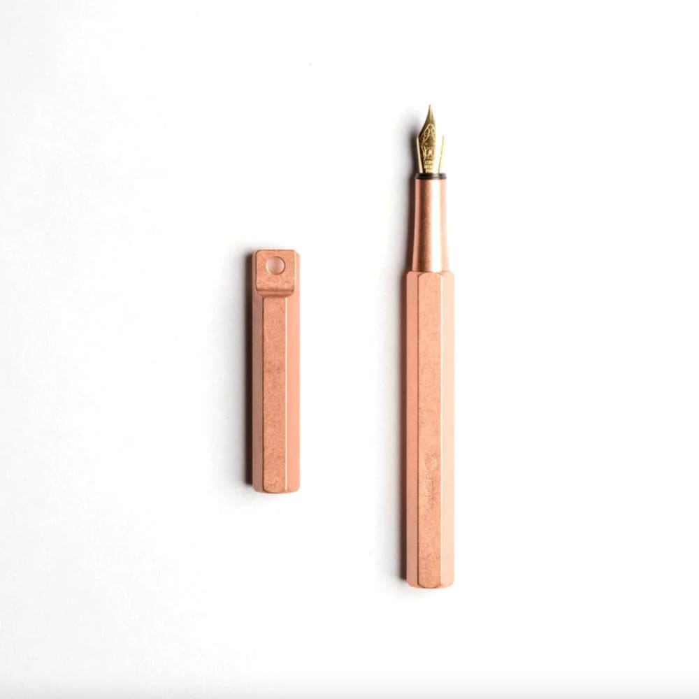 Classic Revolve-Portable Fountain Pen(Copper F) - Foutain