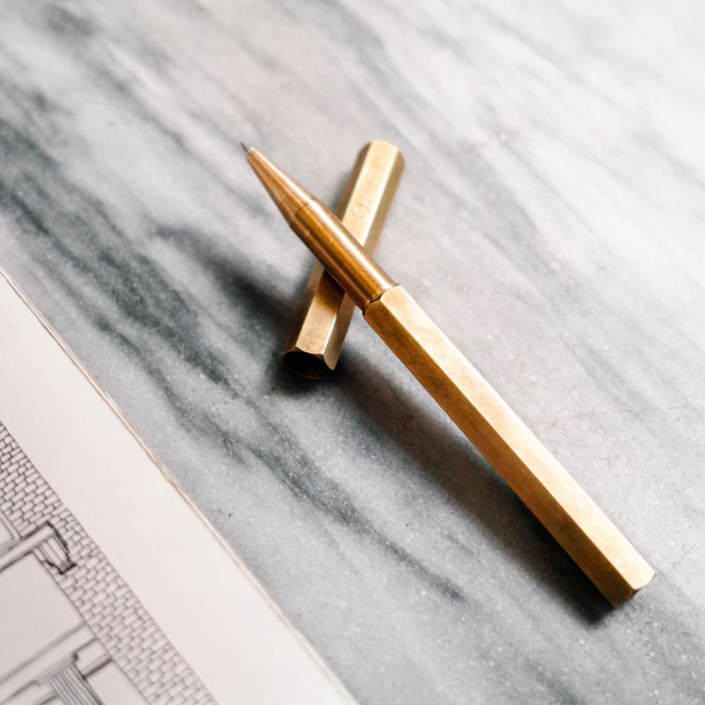 Classic Revolve-Rollerball Pen(Brass) - Pen Roller Ballpoint