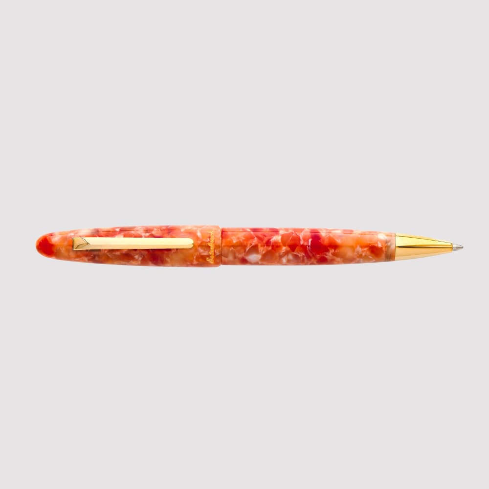 Estie Petrified Forest Gold Trim Ballpoint - Fountain Pen