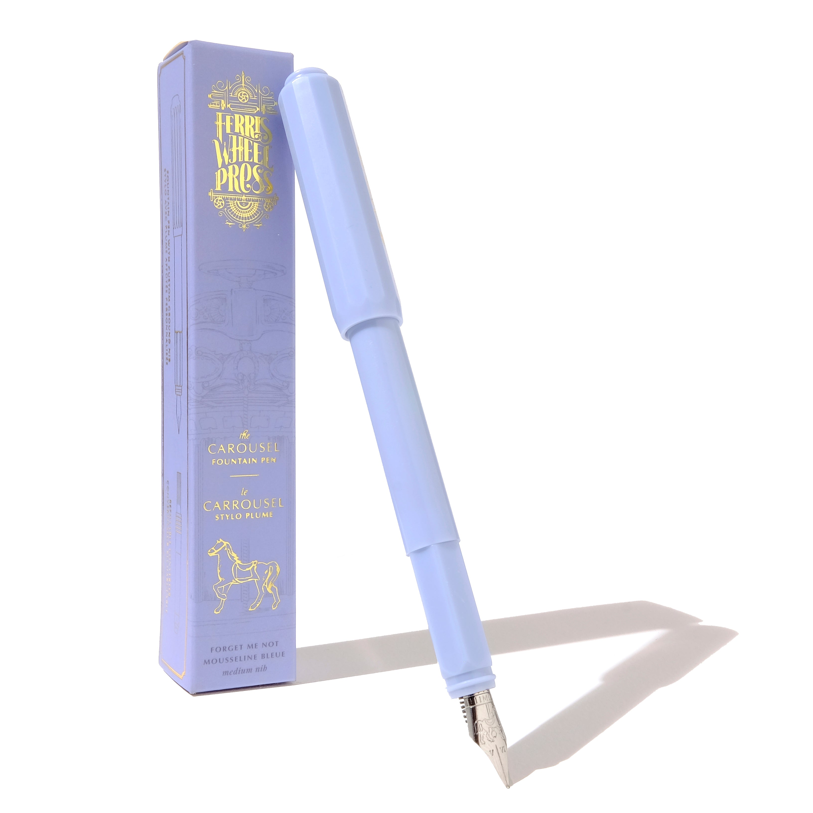 Carousel Pen - Fine - Forget Me Not