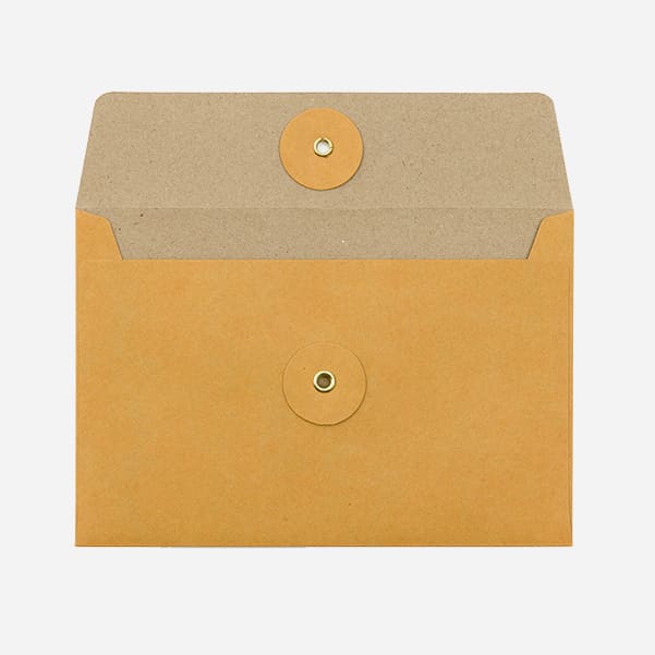 KRAFT ENVELOPE <M> Horizontal with String Orange - The Outsiders 