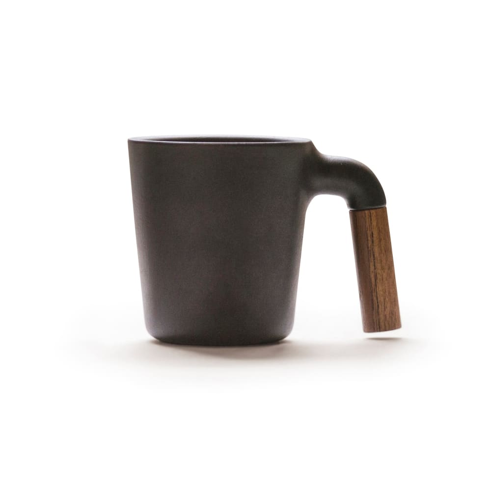 Mugr Charc (ceramic walnut wood) - Coffee Accessories