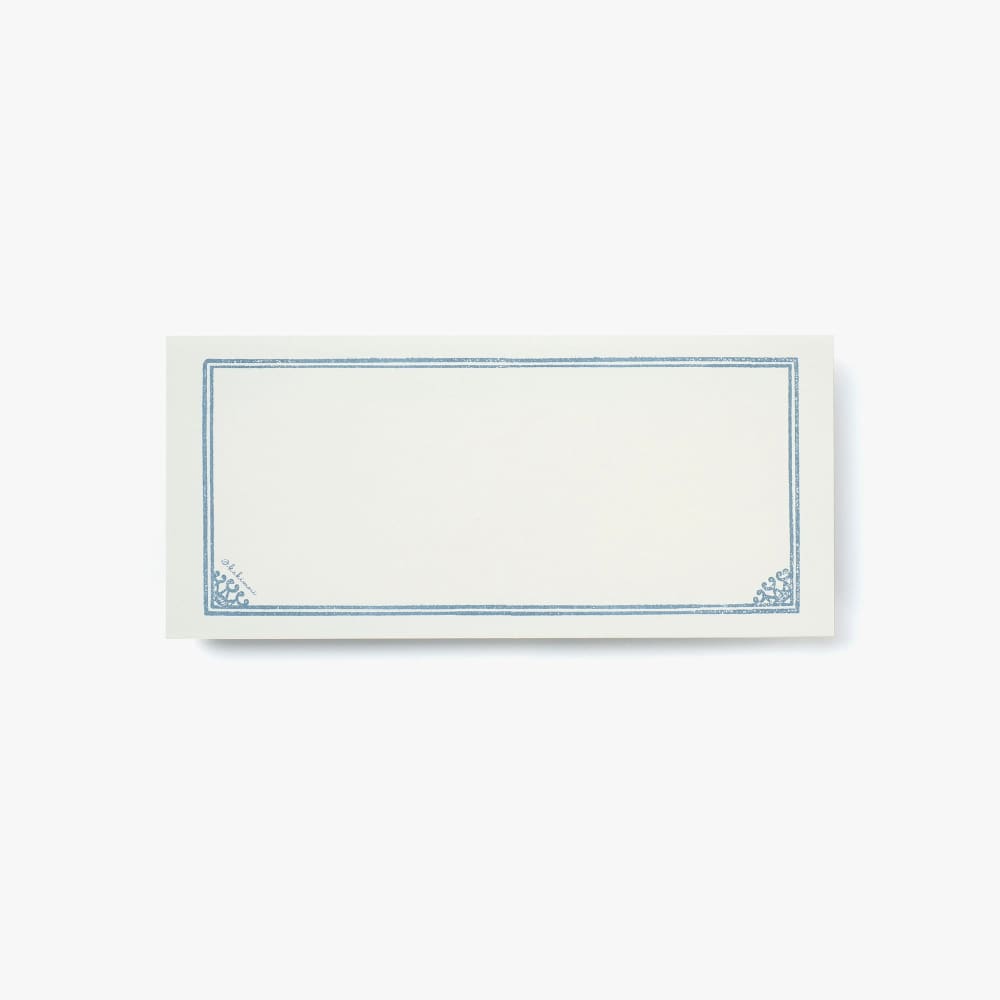 Single note Framed Blue grey - Letter and Envelope