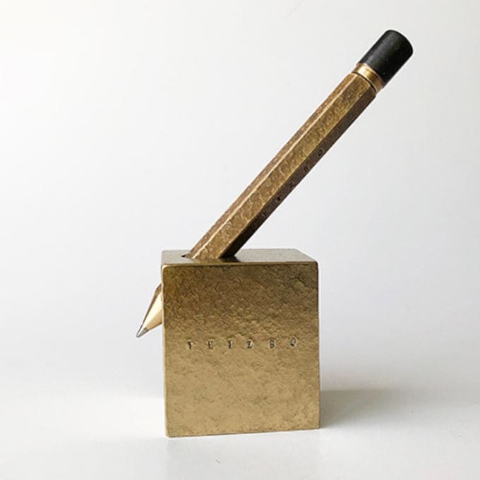 Tetzbo Pen Holder Full Brass - Pen Rest