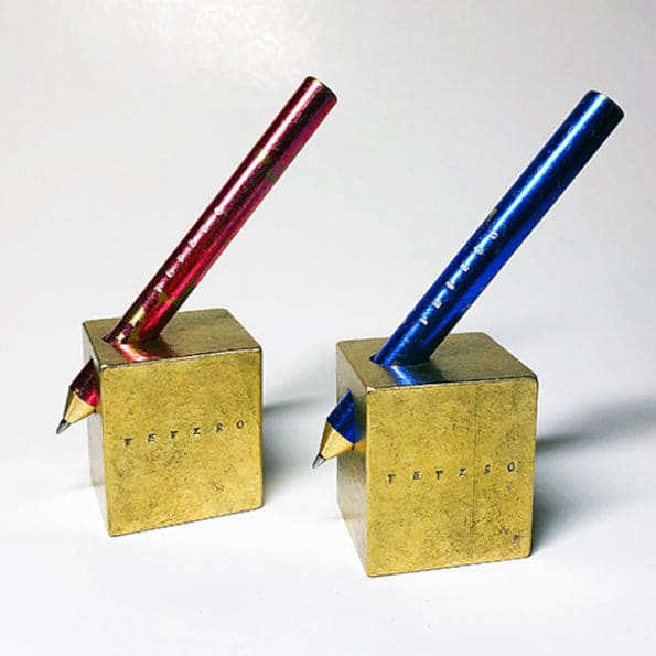 Tetzbo Pen Holder Full Brass - Pen Rest