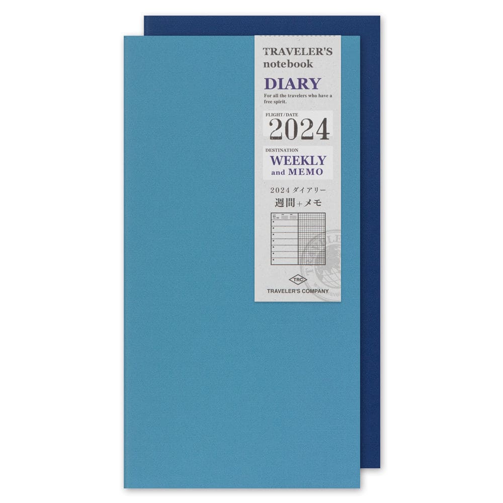 TRAVELER’S notebook Refill 2024 Weekly + Memo - Diary &