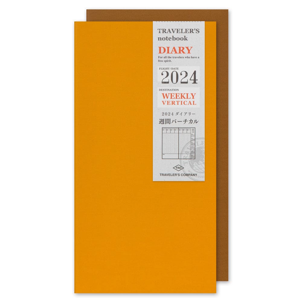 TRAVELER’S notebook Refill 2024 Weekly Vertical - Diary &