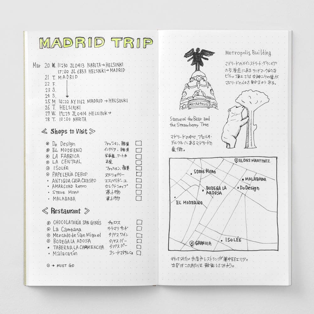 TRAVELER'S notebook Refill Dot Grid 026 - The Outsiders 