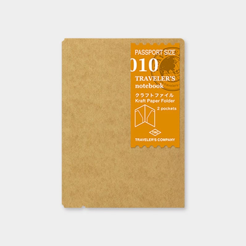 TRAVELER'S notebook Refill <Passport Size> Kraft Paper Folder 010 - The Outsiders 