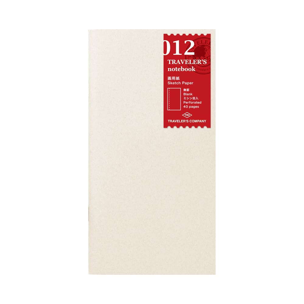 TRAVELER’S notebook Refill Sketch Paper Notebook 012 - Paper