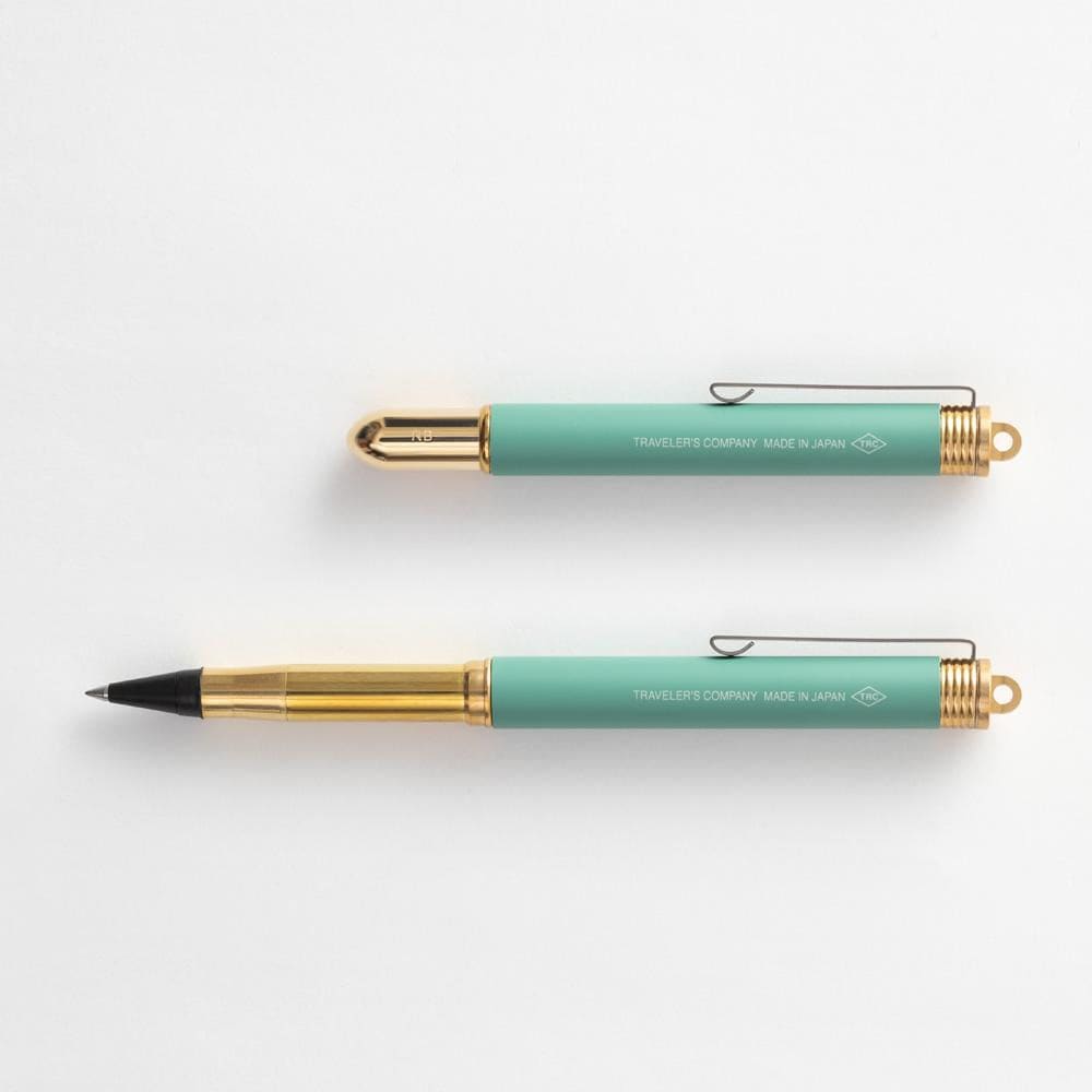 TRC BRASS Rollerball pen Factory Green - Pen Roller