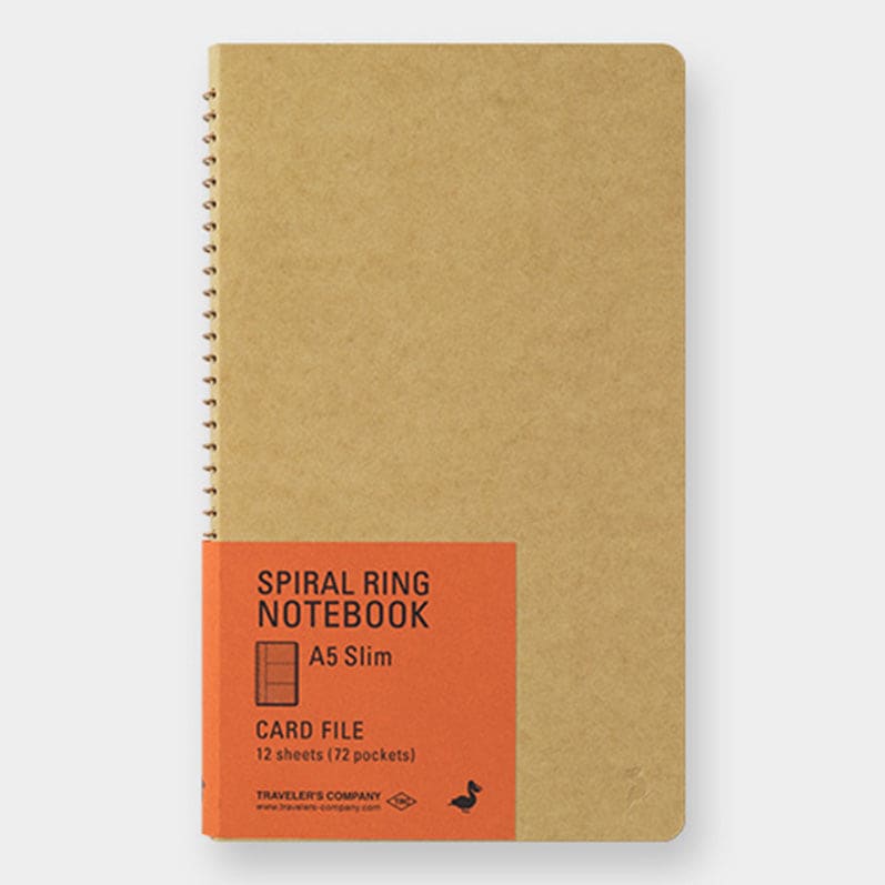 TRC SPIRAL RING NOTEBOOK <A5 Slim> Card File - The Outsiders 