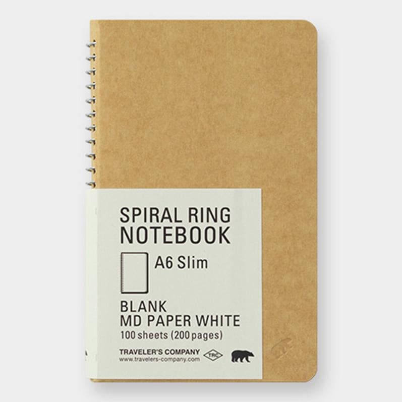 TRC SPIRAL RING NOTEBOOK MD White - Notebook Spiral