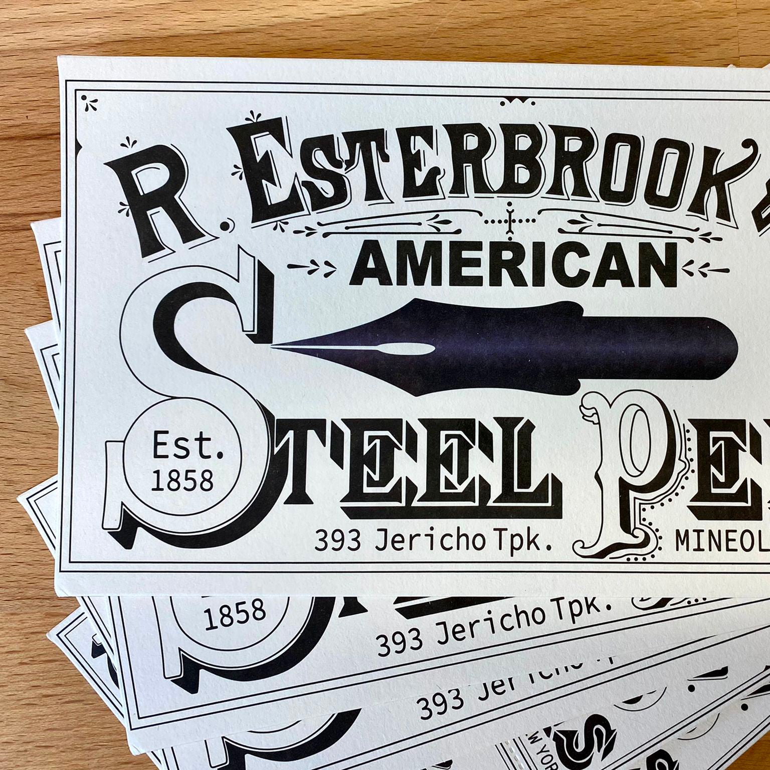 Esterbrook Blotter Paper - 5 pages. 3 large. 6 small