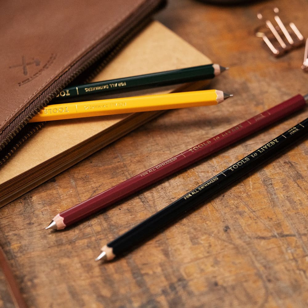 Wooden Mechanical Pencil/ dark red - Pencil