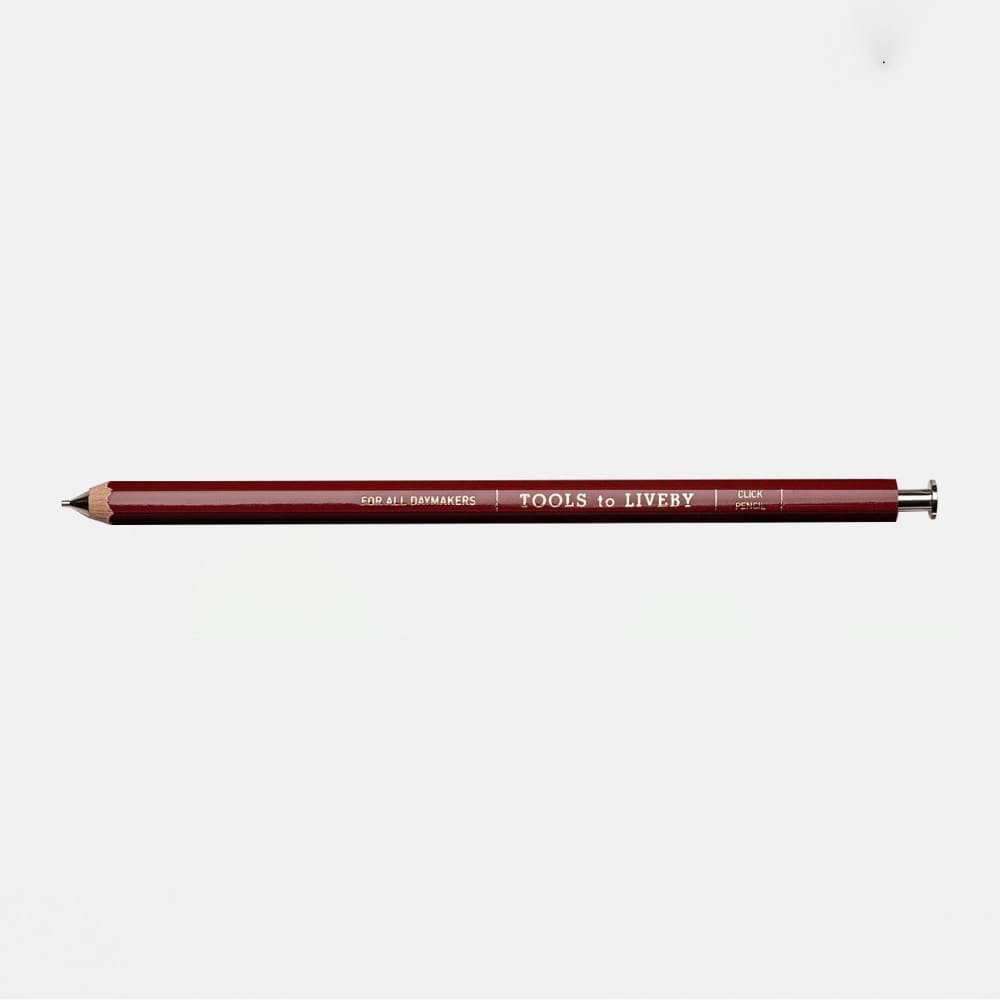 Wooden Mechanical Pencil/ dark red - Pencil