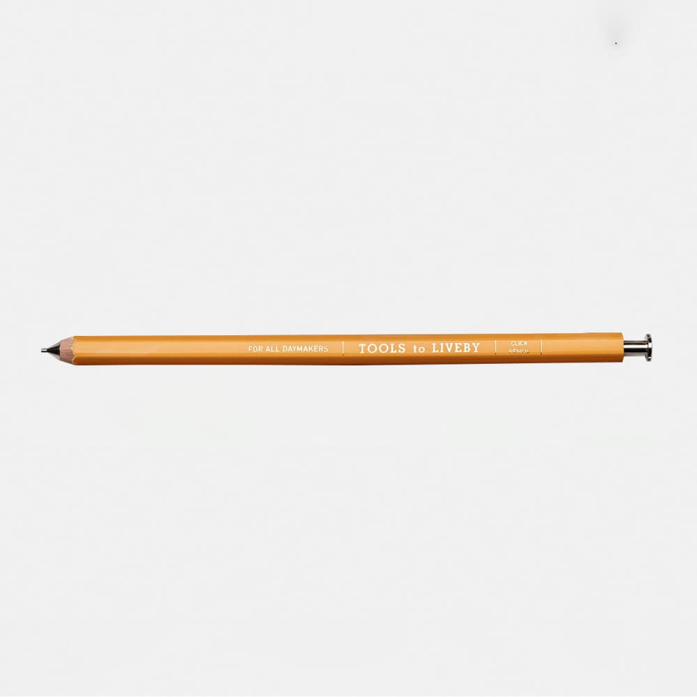 Wooden Mechanical Pencil/ yellow - Pencil