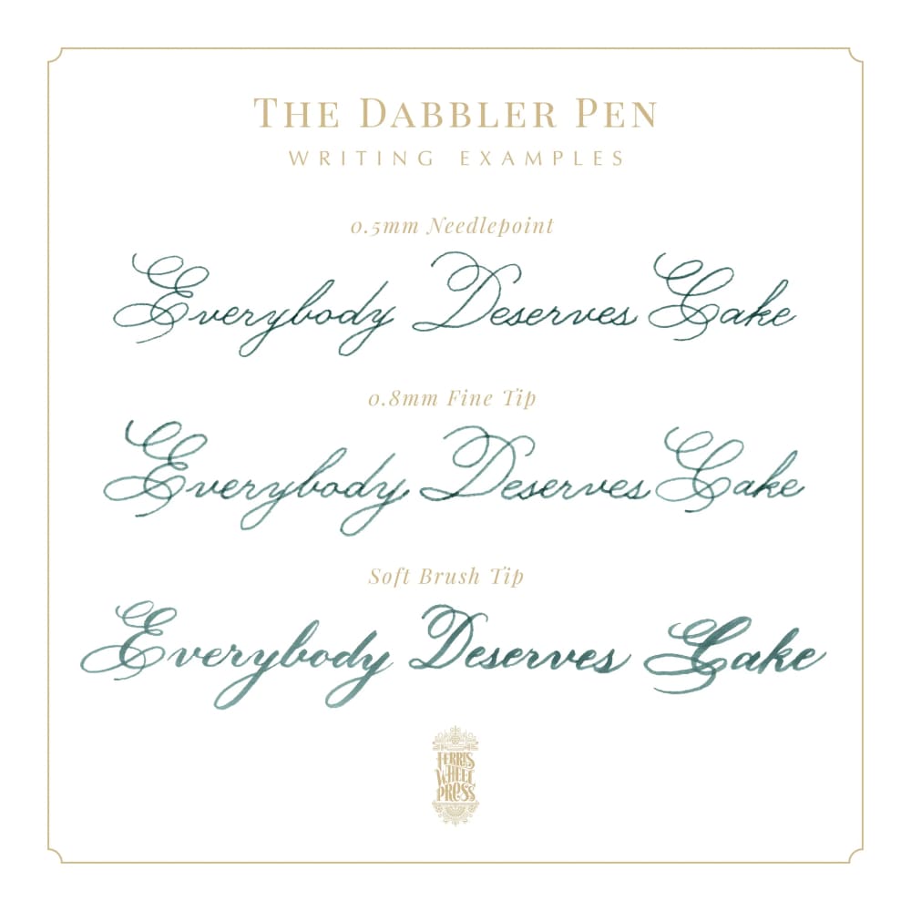 Write Your Own Fairy Tale - Dabbler Pen Set - Brush Tip