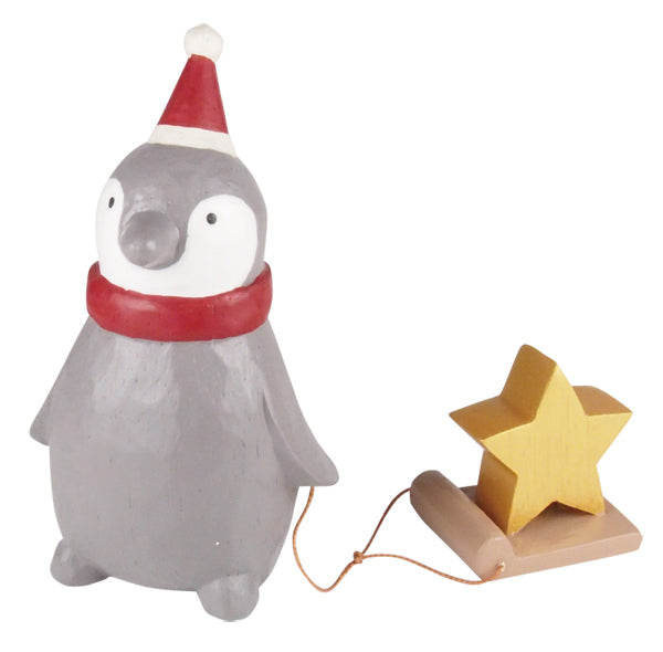 T-Lab./ Pinguino di Natale Babbo Natale / stella