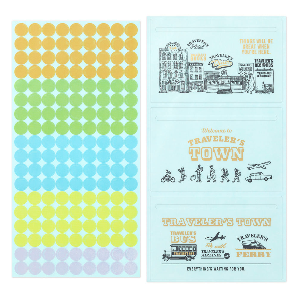 TRAVELER'S notebook Customized Sticker Set for Diary 2024