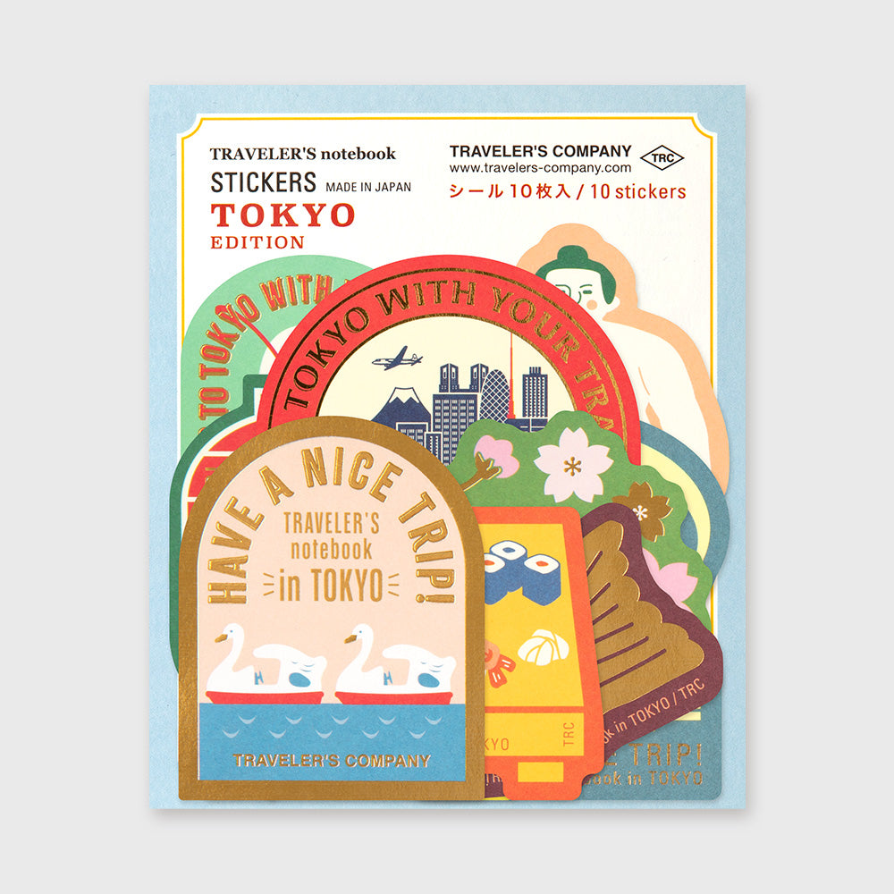 TRAVELER'S Notizbuch-Aufkleber-Set TOKYO