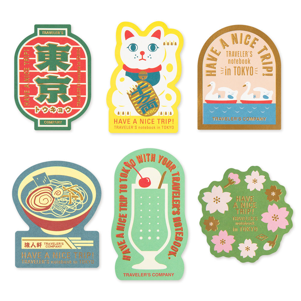Set di adesivi per taccuini TRAVELER'S TOKYO