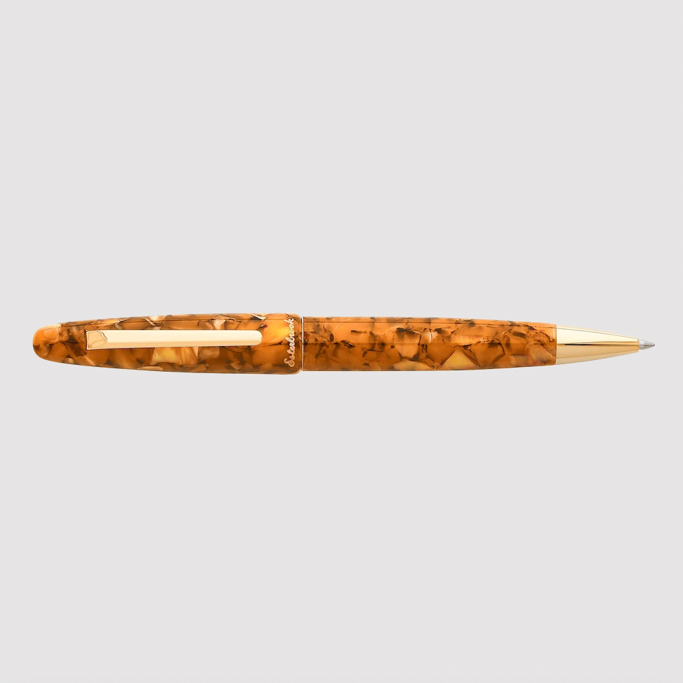 Estie Honeycomb / Gold Trim Ballpoint pen
