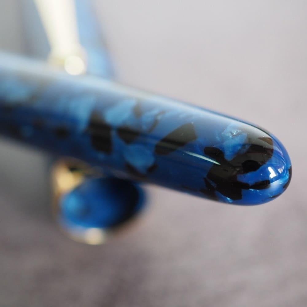 Acetate Blue Marble Fountain Pen - Fountain Pen