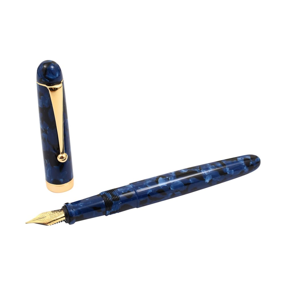 Acetate Blue Marble Fountain Pen - Fountain Pen