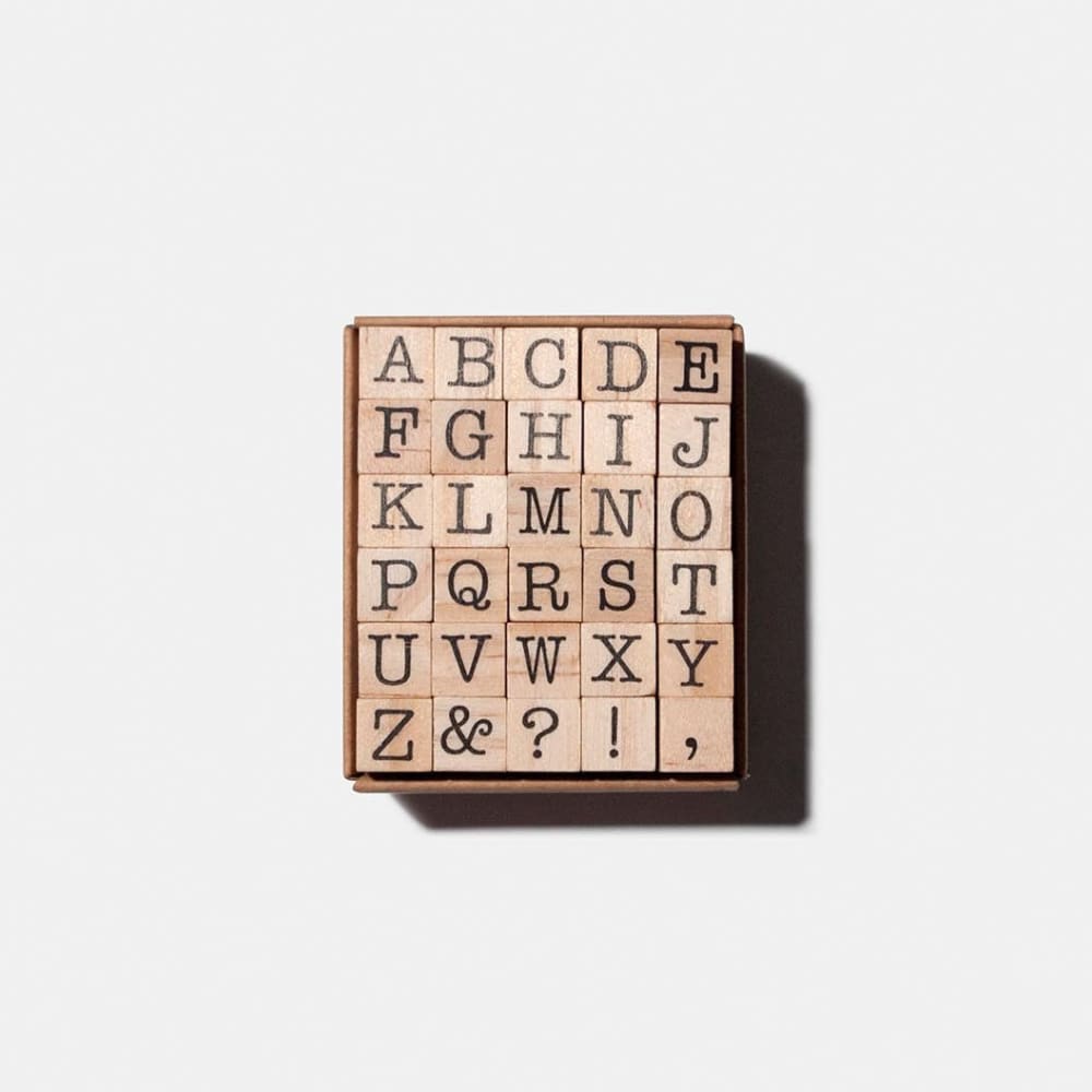 alphabet stamp / capital letters - Stamp