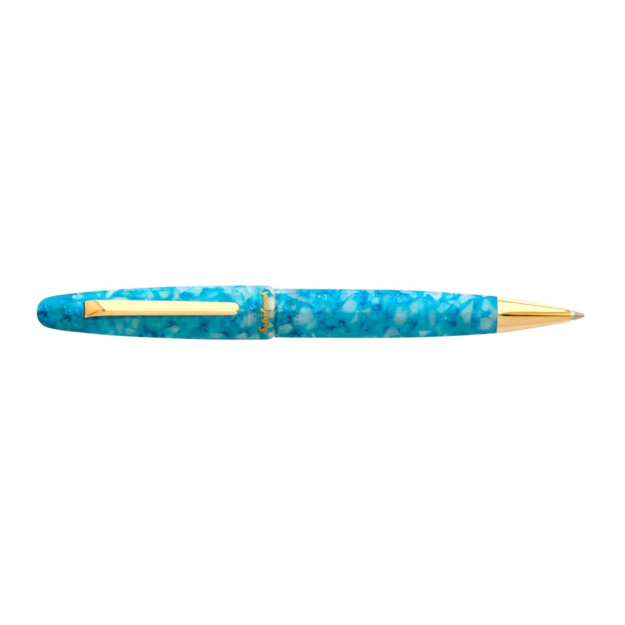 Aqua Collection, normale Größe, Goldbesatz – Kugelschreiber