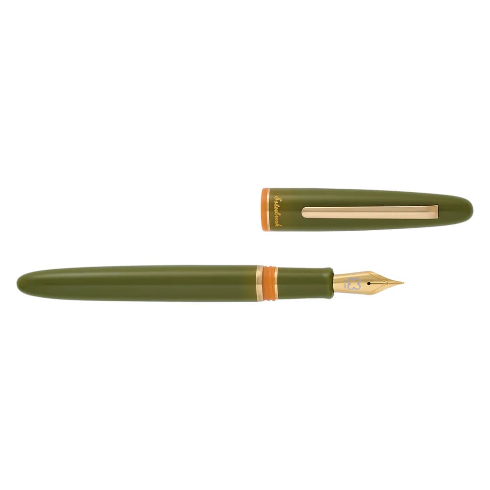 Back to the Lands Estie Fountain Pen / Quirky Leaf / Gold