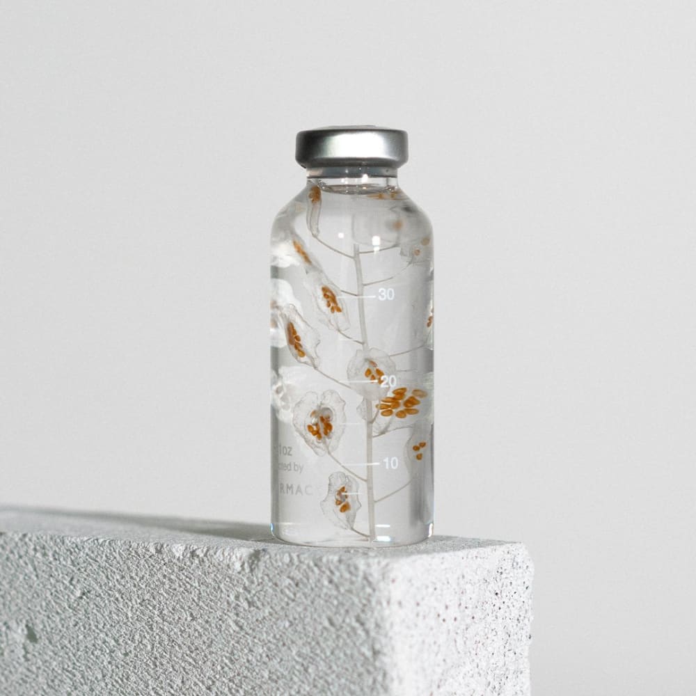 Bouteille en verre Waterdrop - bouteille transparente relax