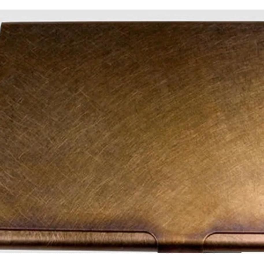 BRASS BOX CARDCASE RUST - Cardcase