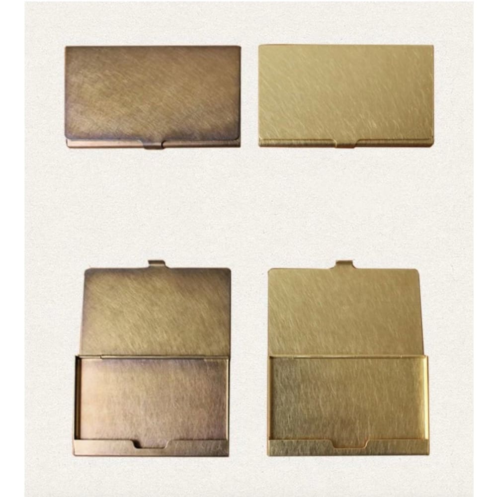 BRASS BOX CARDCASE RUST - Cardcase