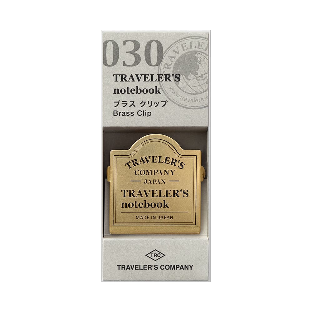 TRAVELER'S notebook Brass Clip TRC Logo - The Outsiders 