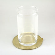 BRASS GRIP CIRCLE PLATE ANTIQUE BRASS - Plate