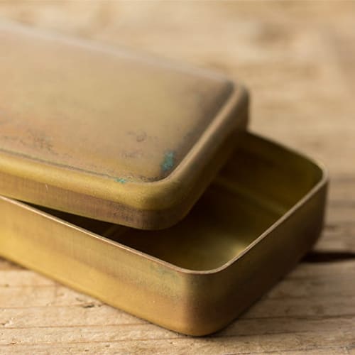TRC BRASS Pen Case Solid Brass - The Outsiders 