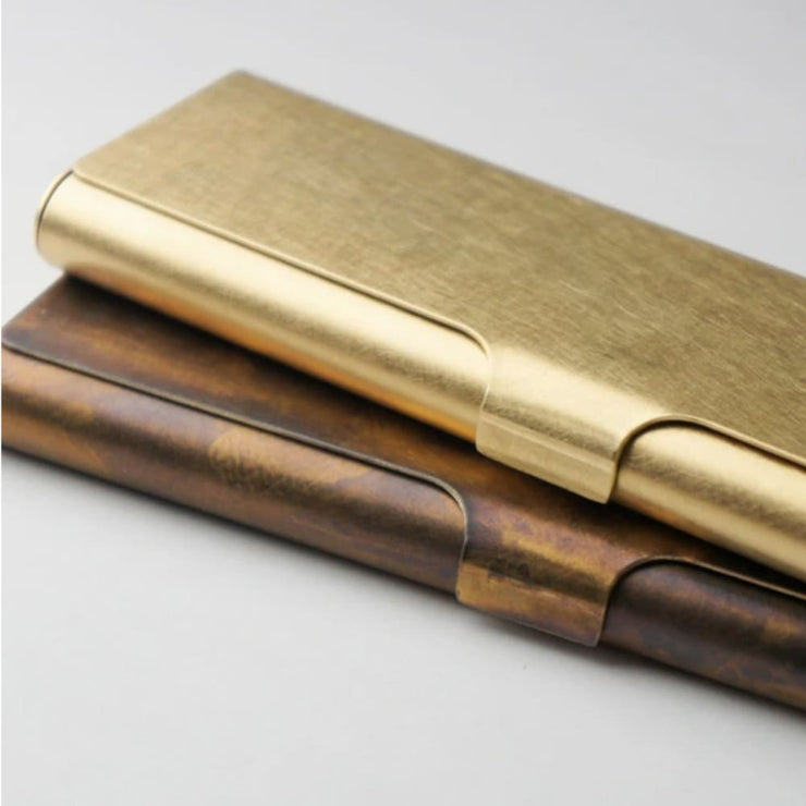 BRASS PEN CASE RUST - Pen Case