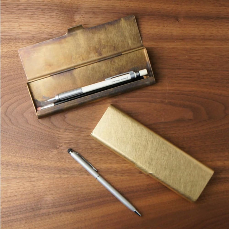 BRASS PEN CASE RUST - Pen Case